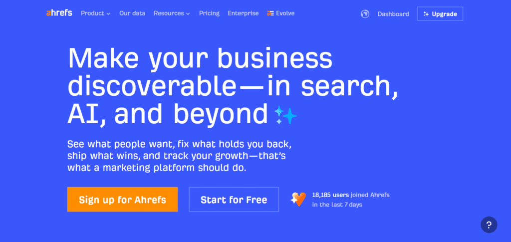 Website Ahrefs